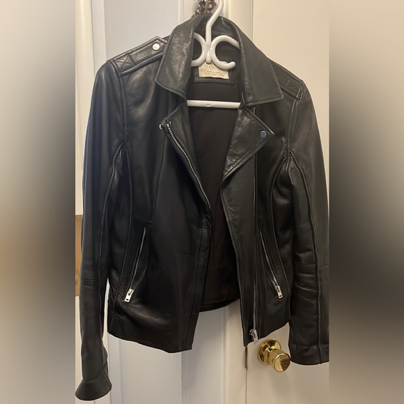 Zara Genuine Leather Jacket - Picture 1 of 3